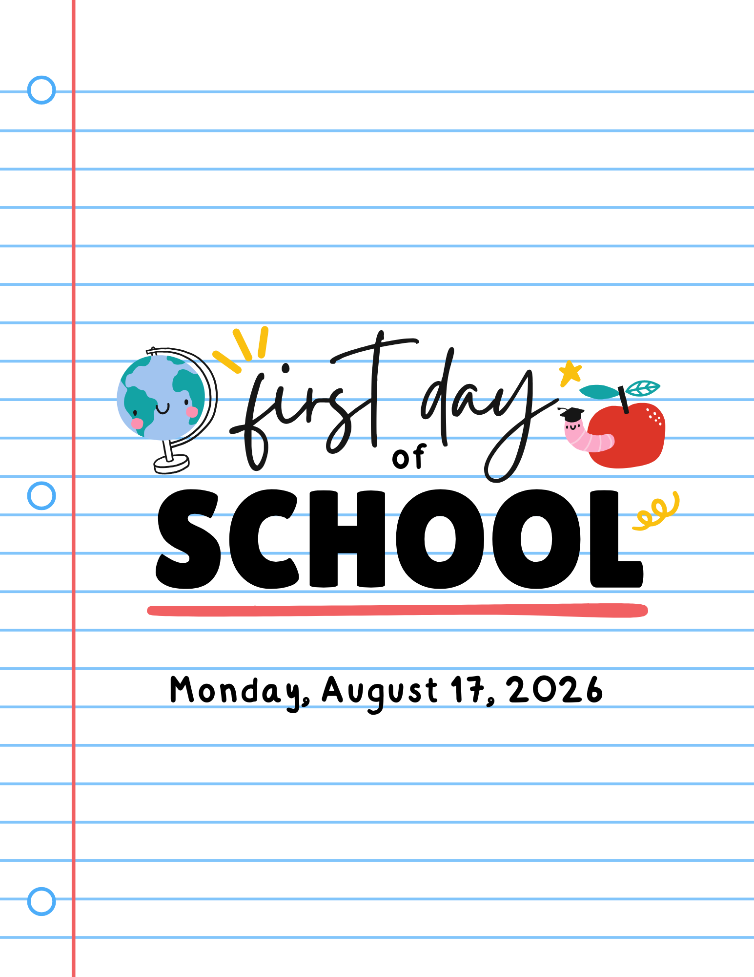 First Day of Preschool!